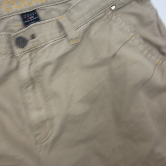 Vintage‎ Coogi Cargo Shorts Mens 42 Y2K Baggy Embroidered Yellow Drawstring 90s - Picture 6 of 11
